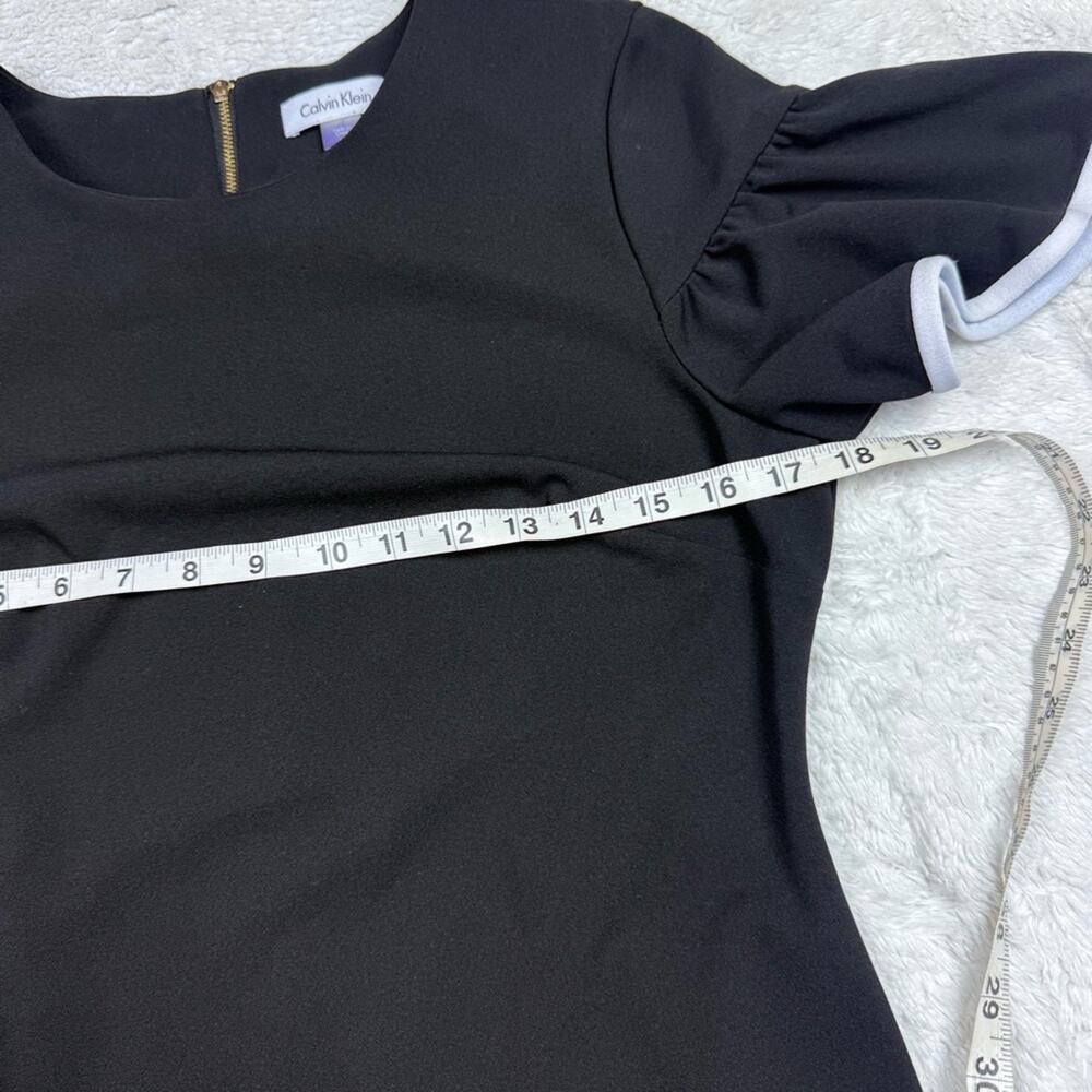 Calvin Klein Black Dress with White Accents - Picture 5 of 6